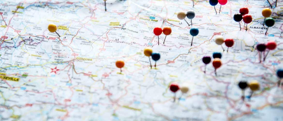 trip planning with map